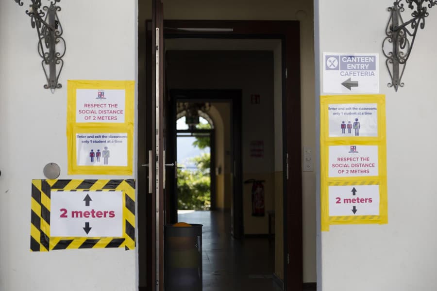 Social distancing and other protocols are designed to keep students safe while on campus 322_blog_reopening_03 A Successful Reopening for The American School In Switzerland | World Schools