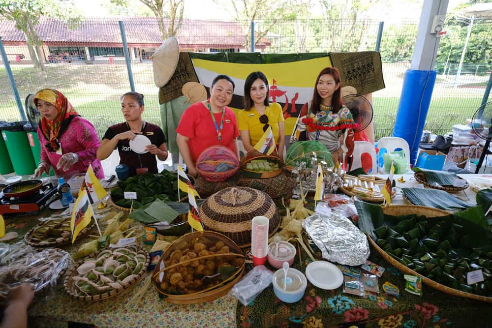 International Day celebrations included stalls offering a variety of items