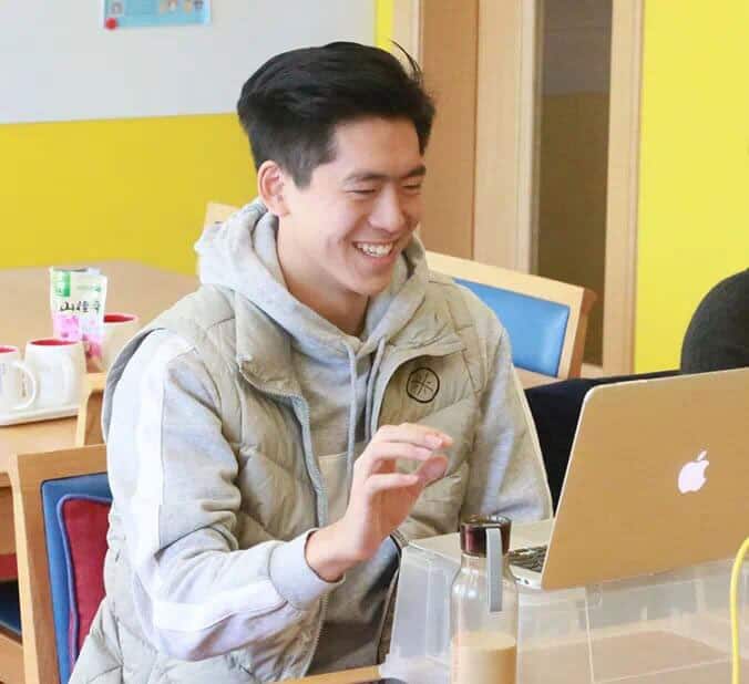 Vincent Liu was happy to share his college experience with current Keystone students