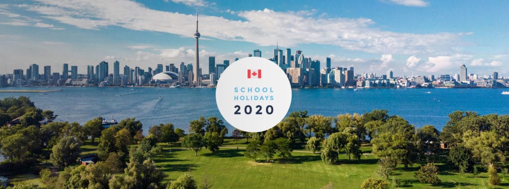 Vacanze scolastiche in Canada 2020