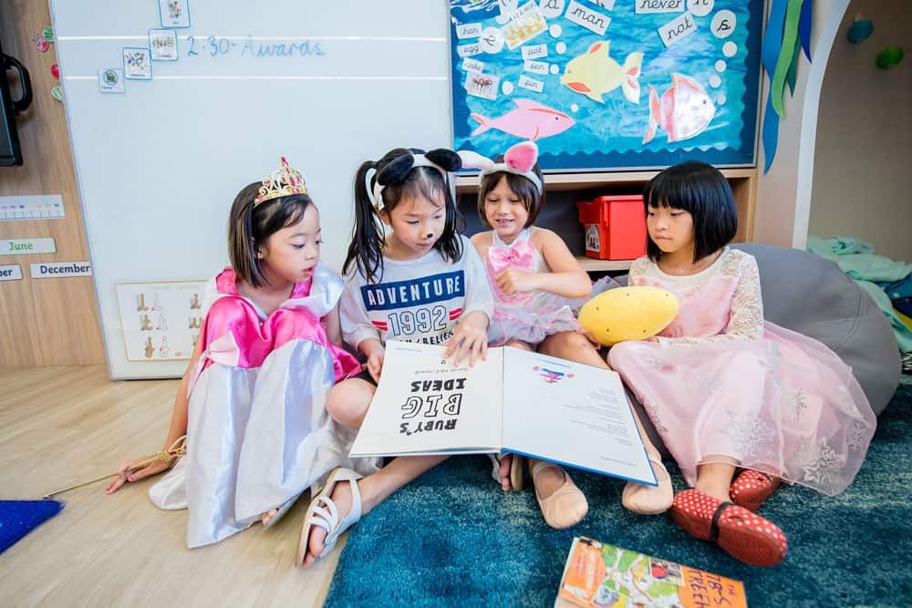 Reading stories together helps children build social bonds.
