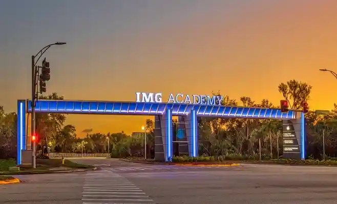 IMG Academy Entrance IMG Academy Entrance Nord Anglia Education and IMG Academy announce global sports and education collaboration