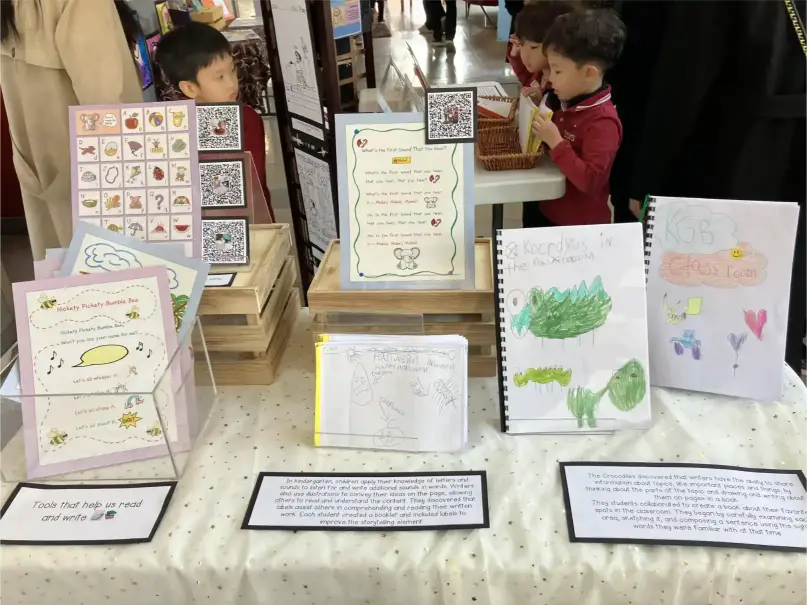 Showcasing writing projects and Performance Showcasing writing projects and Performance SSIS Holds the First Elementary Literacy Day
