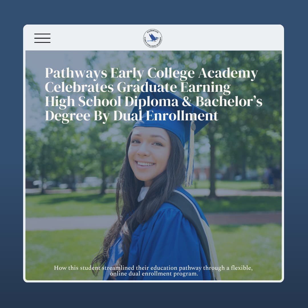 Graduating student in cap and gown celebrating academic achievement at World Schools.