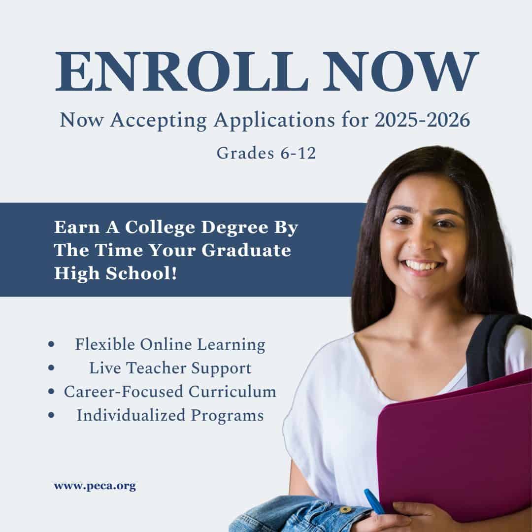 Advanced enrollment call-to-action for prospective students and parents seeking online high school p.
