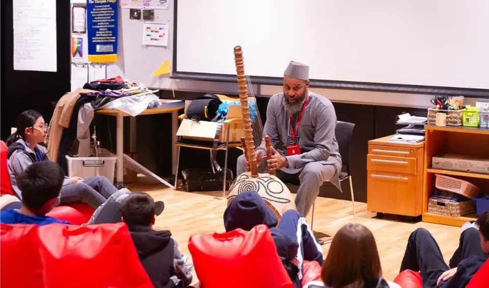 Baba the Storyteller was a hit at ISB