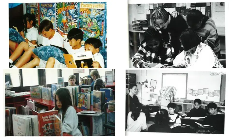 Reading has always been popular at ISB, as these yearbook pics from the 1990s and 2000s show