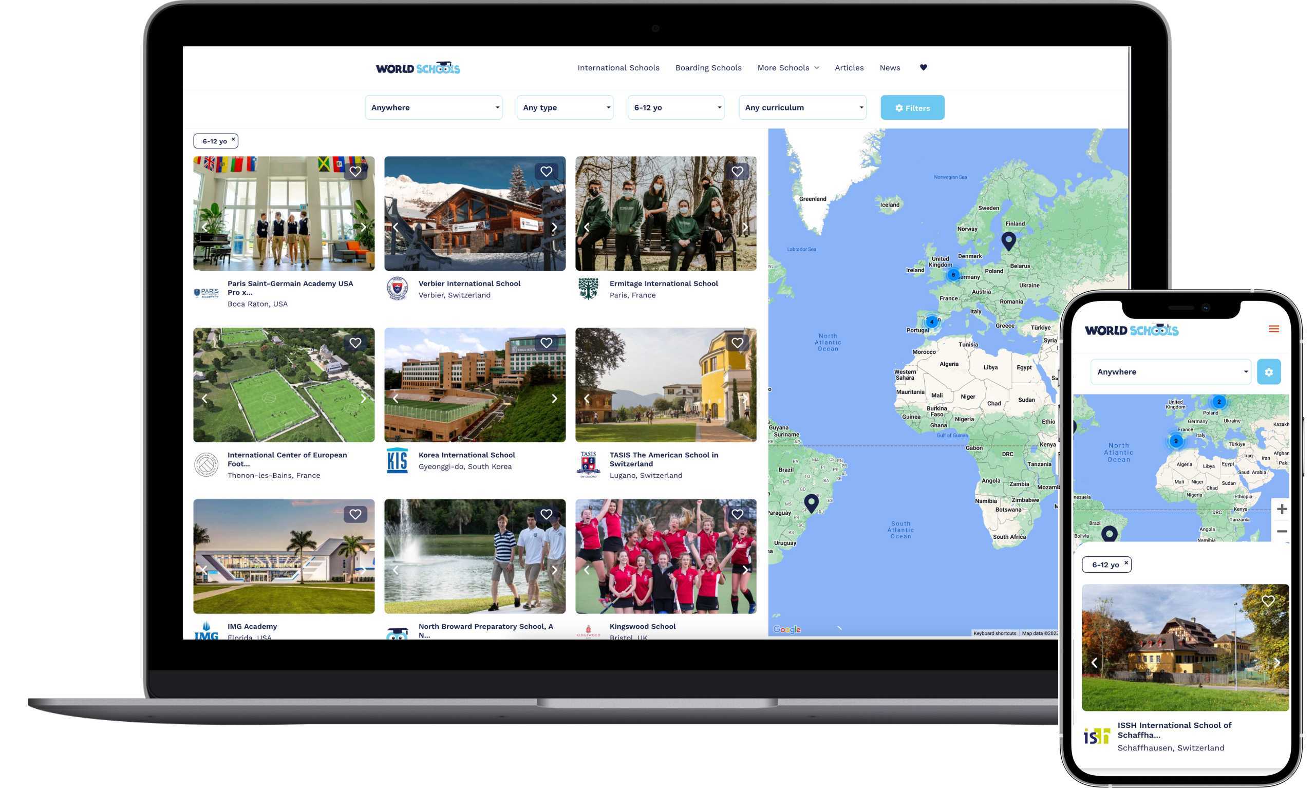 Os novos recursos de 2023 9 Modern international schools for global student communities on World Schools platform.