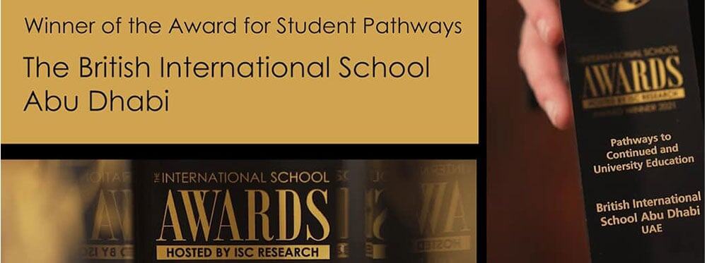 British international school Abu Dhabi award winner, from World Schools, emphasizing student success and global education excellence.
