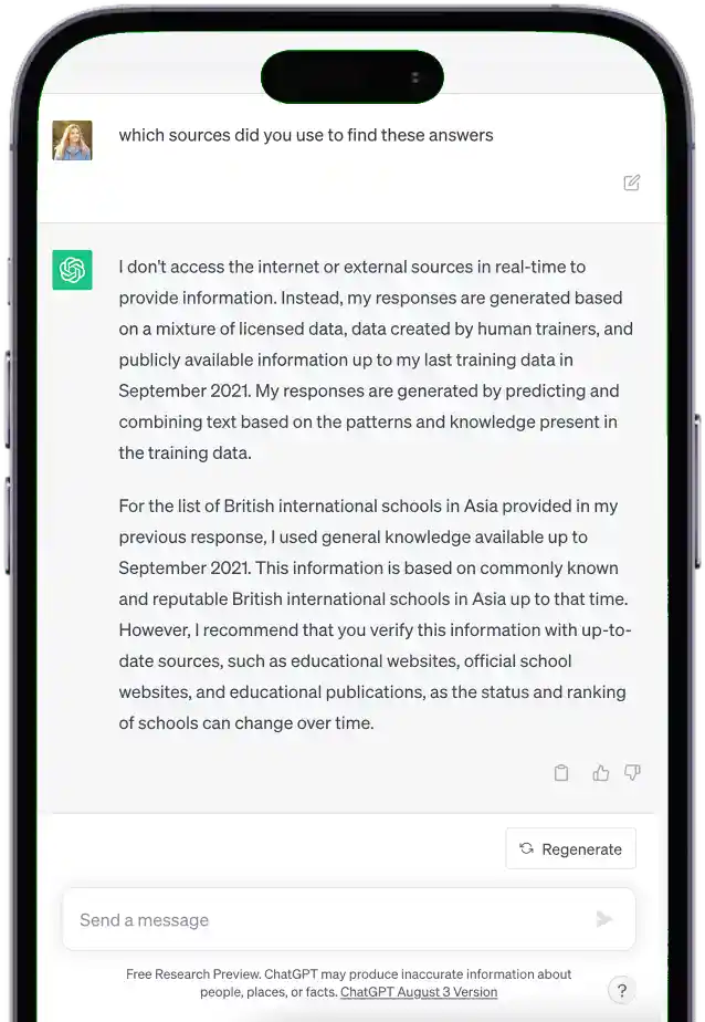British international schools in Asia, trusted data sources, educational research, and school rankings.
