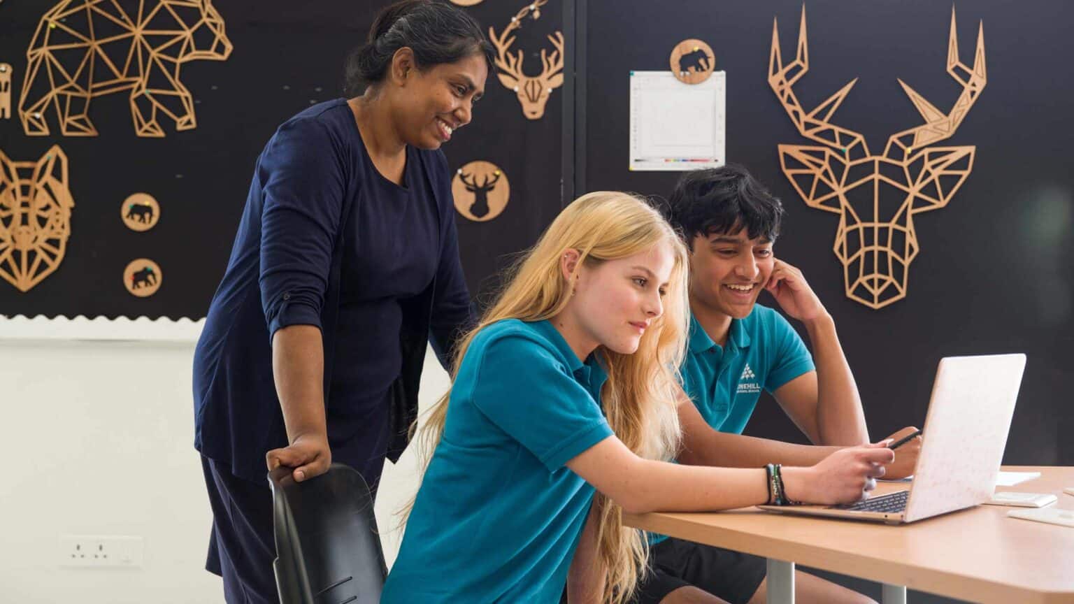 Innovative World Schools classroom fostering student engagement and personalized learning experiences.