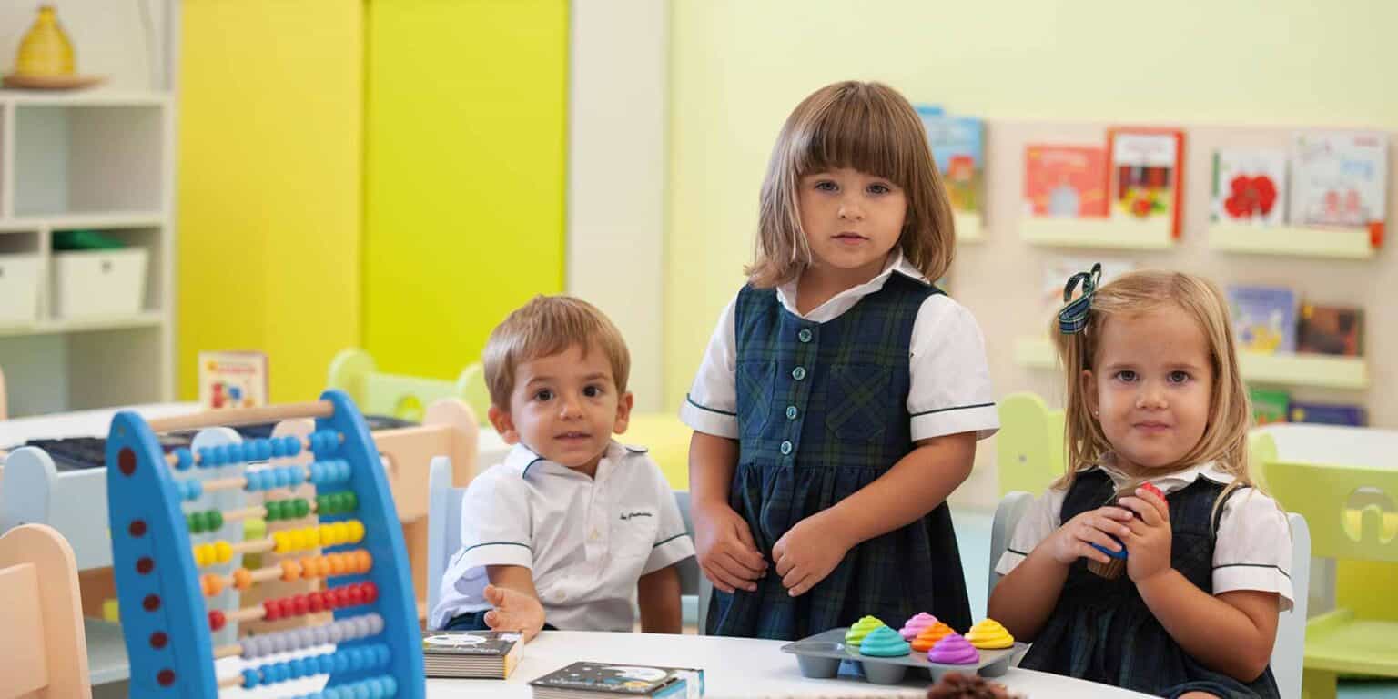 Bright young students in classroom, engaged in learning activities at world schools.