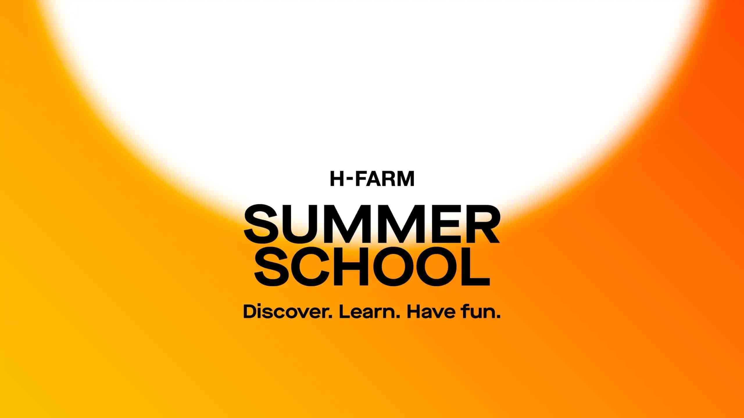 Summer school program for kids at H-Farm, focusing on discovery, learning, and fun activities.