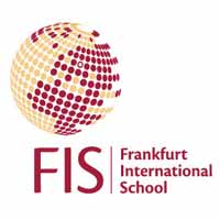 Bright logo of Frankfurt International School, part of the World Schools network for global education.