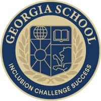 Modern Georgia School emblem highlighting inclusion and academic success.