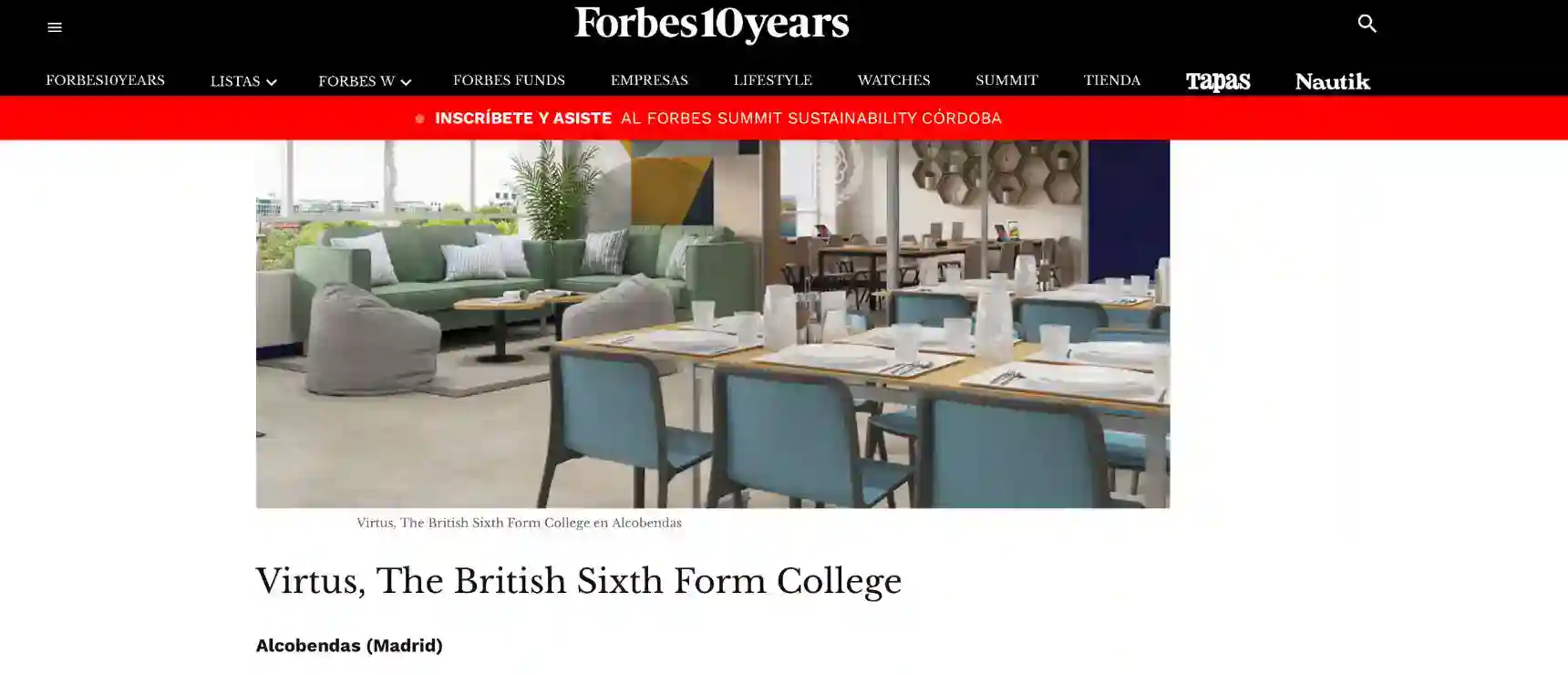 Modern classroom environment at World Schools for international education and student excellence.