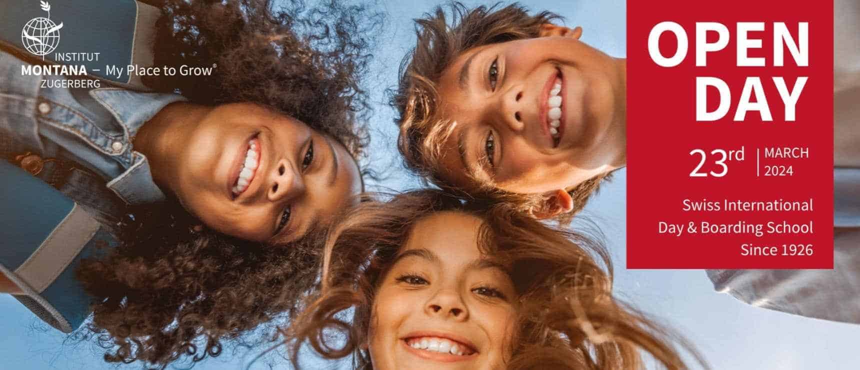 Open Day at Institut Montana – Saturday, 23 March 2024