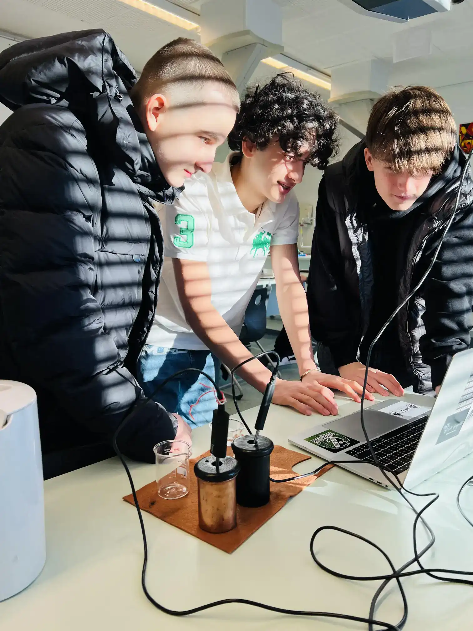 Engaging students in STEM activities at an international school for innovative learning.