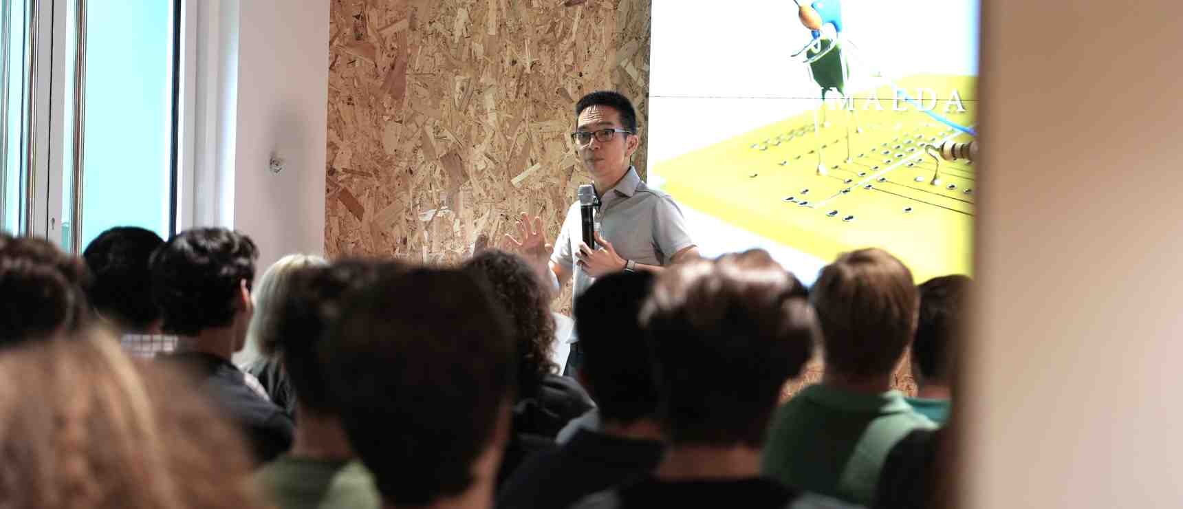 John Maeda, Vice-President of Artificial Intelligence and Design at Microsoft, inaugurates the school year at The Global College