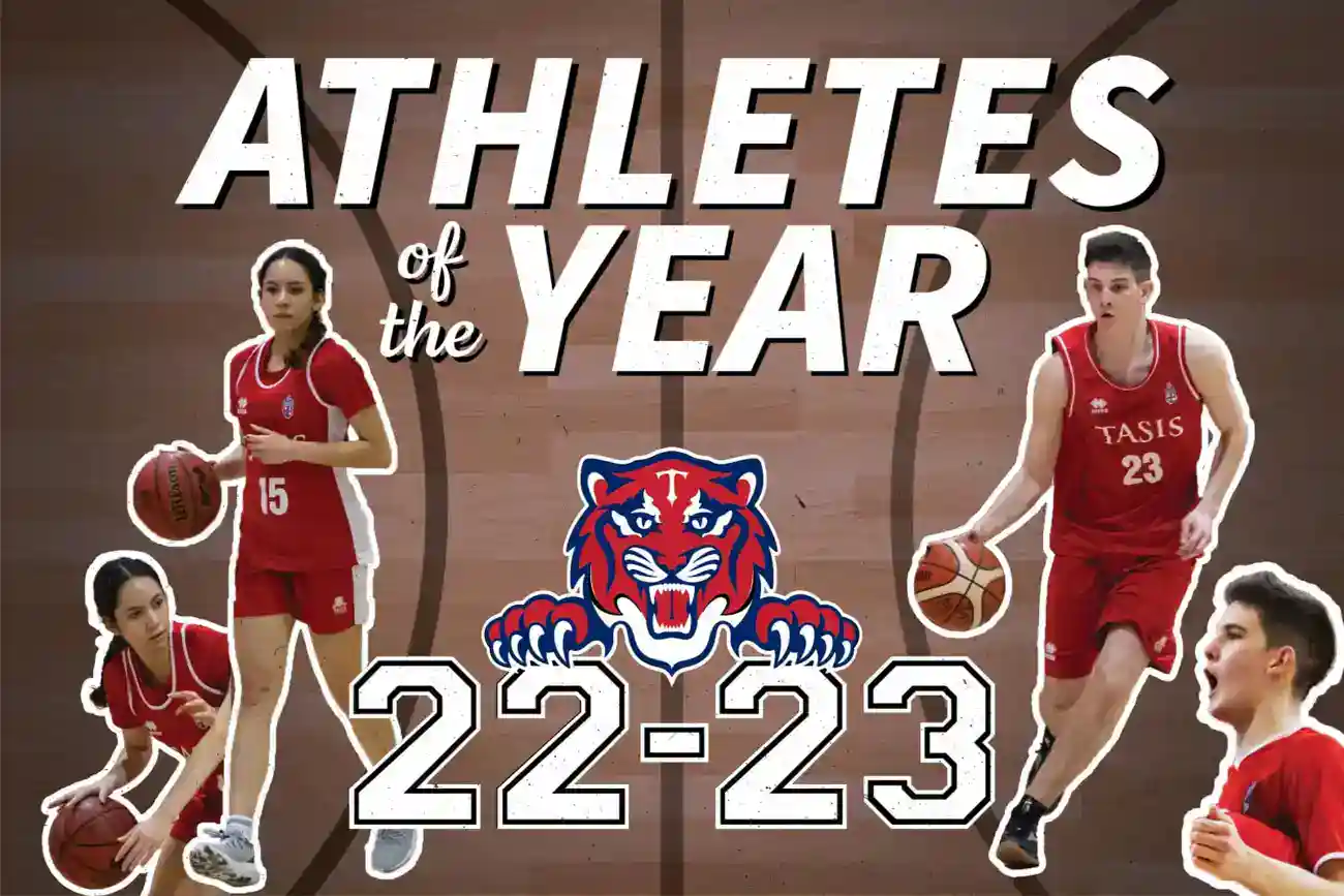 This Year at TASIS: 2023 14 Athletes of the Year 2022-2023, showcasing basketball players and sports excellence from World Schools.