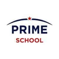 High-quality international school building with modern architecture and vibrant atmosphere.