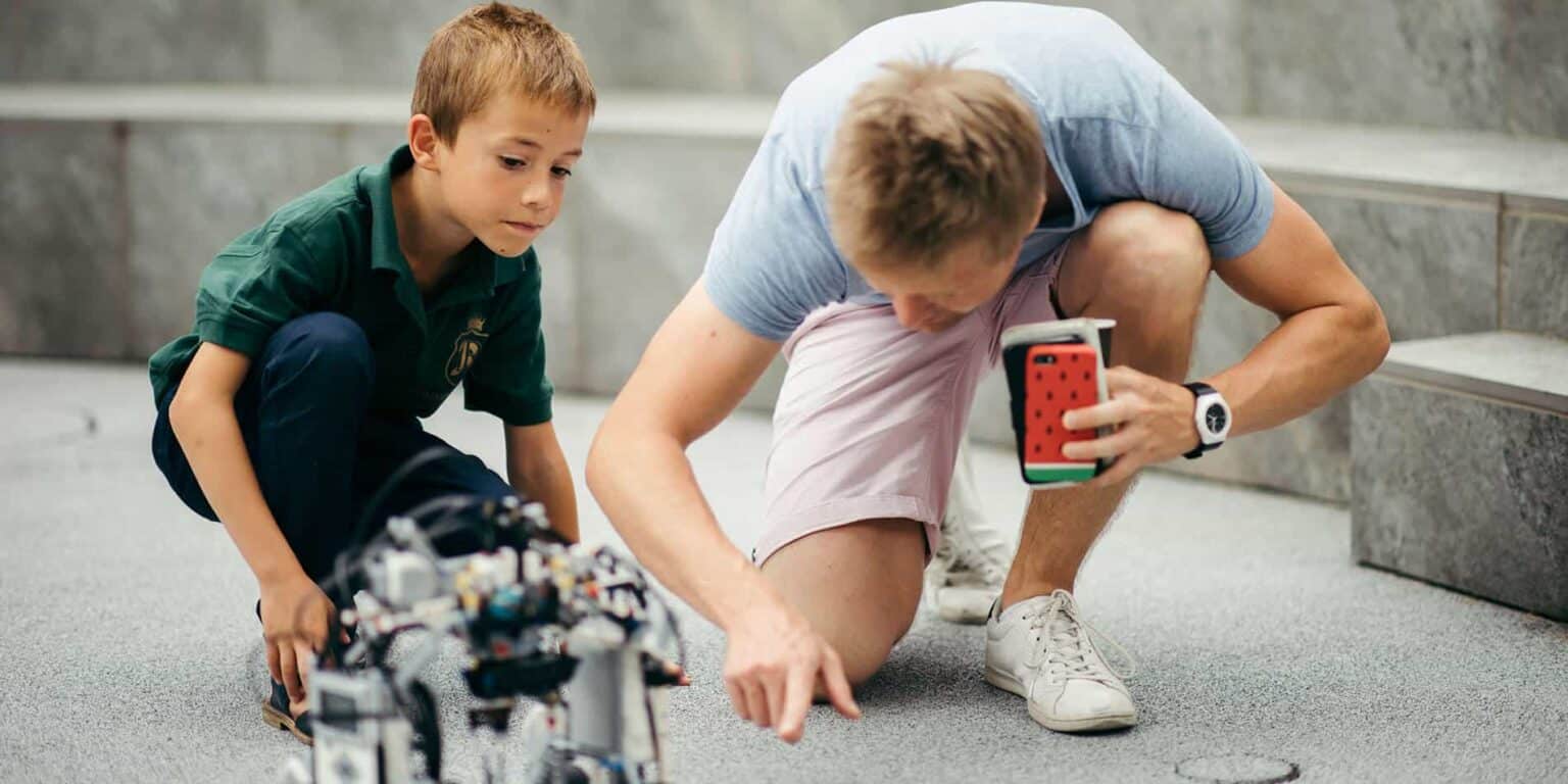 Robotics project by students at a World School, fostering innovation and STEM skills.