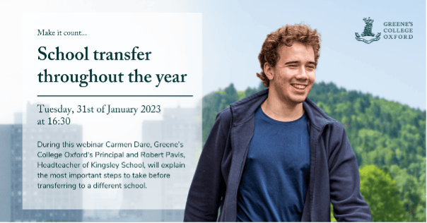 Webinar Invitation for School Transfer Throughout the Year