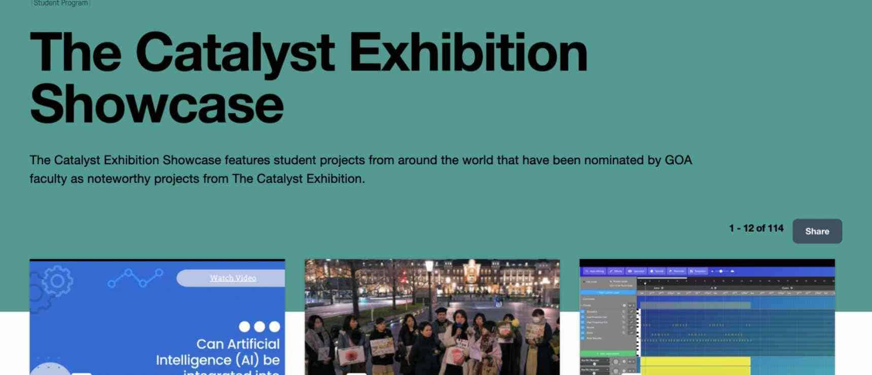 ISA Students Nominated to the GOA Catalyst Exhibition Showcase
