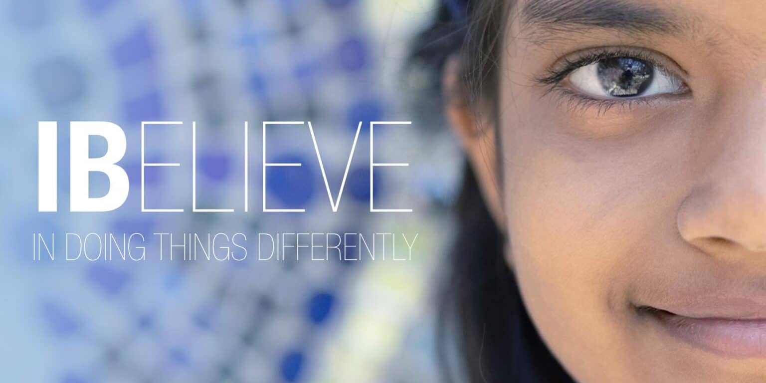 Diverse student girl with inspiring message for World Schools education and global learning opportunities.
