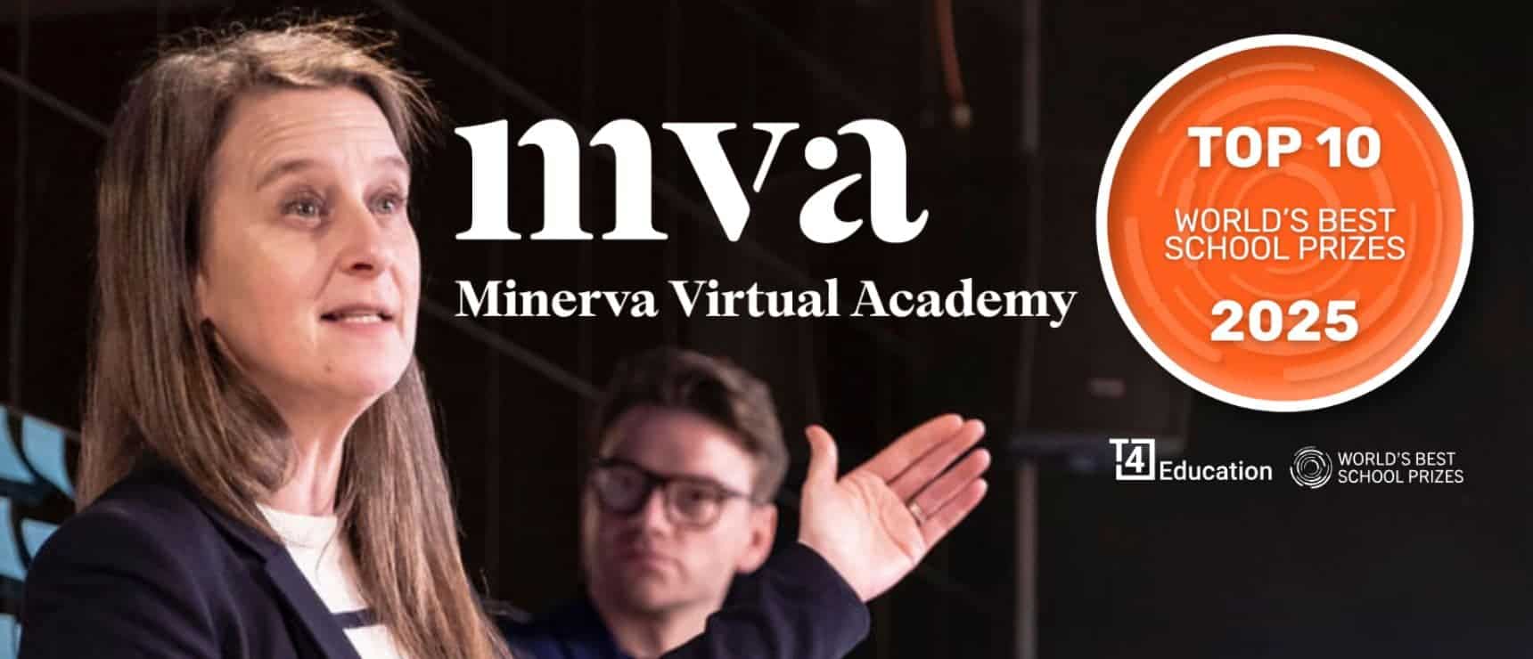 Innovative Virtual School Minerva Virtual Academy winning top 10 world school prizes 2025.