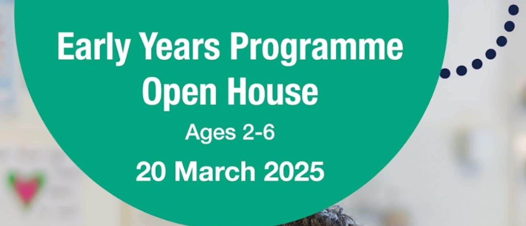 Discover ISA’s Early Years: Join Our Open House on 20 March!