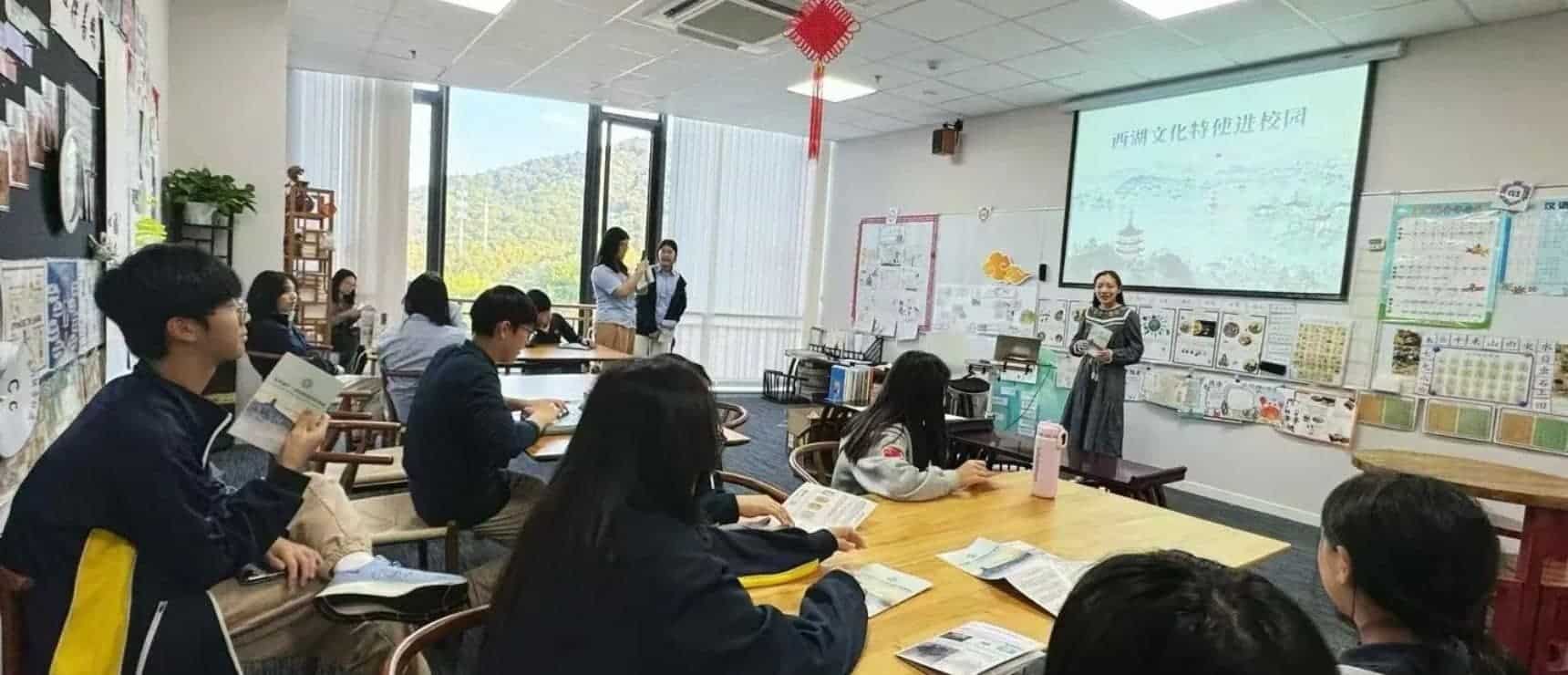 Hangzhou International School students learn the importance of helping others at International Volunteer Club