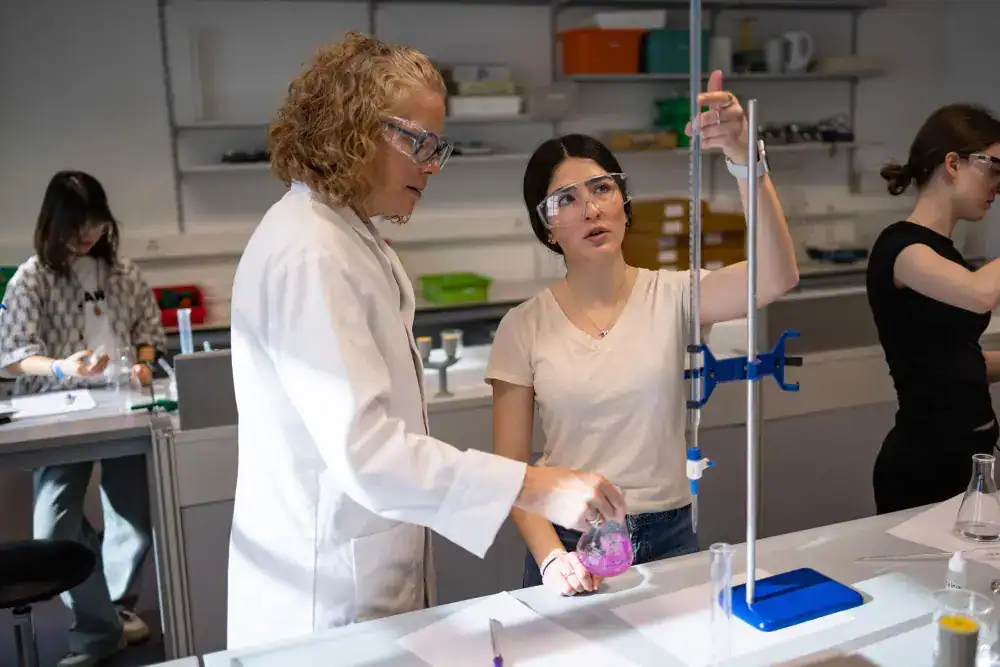 This Month at TASIS: April 2025 7 Innovative science classroom at World Schools, fostering critical thinking and practical skills in students.