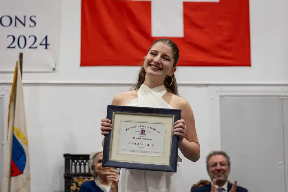 This Year at TASIS: 2024 21 Swiss international student awards at World Schools event.