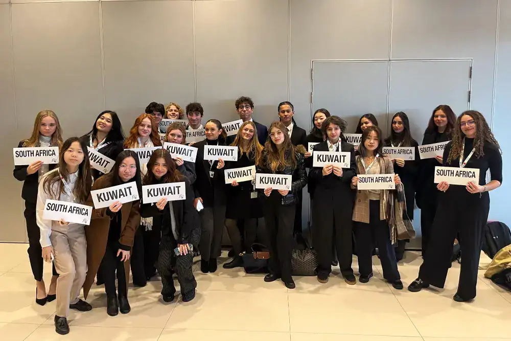 This Year at TASIS: 2024 5 Diverse international students at World Schools representing Kuwait for global education programs.