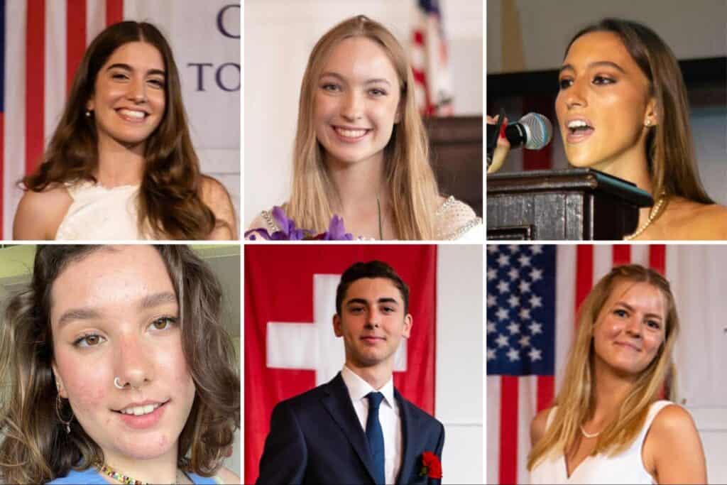 Diverse students smiling at a World Schools celebration event, showcasing international excellence in education.