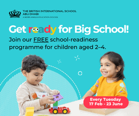 British International School Abu Dhabi for early childhood education.