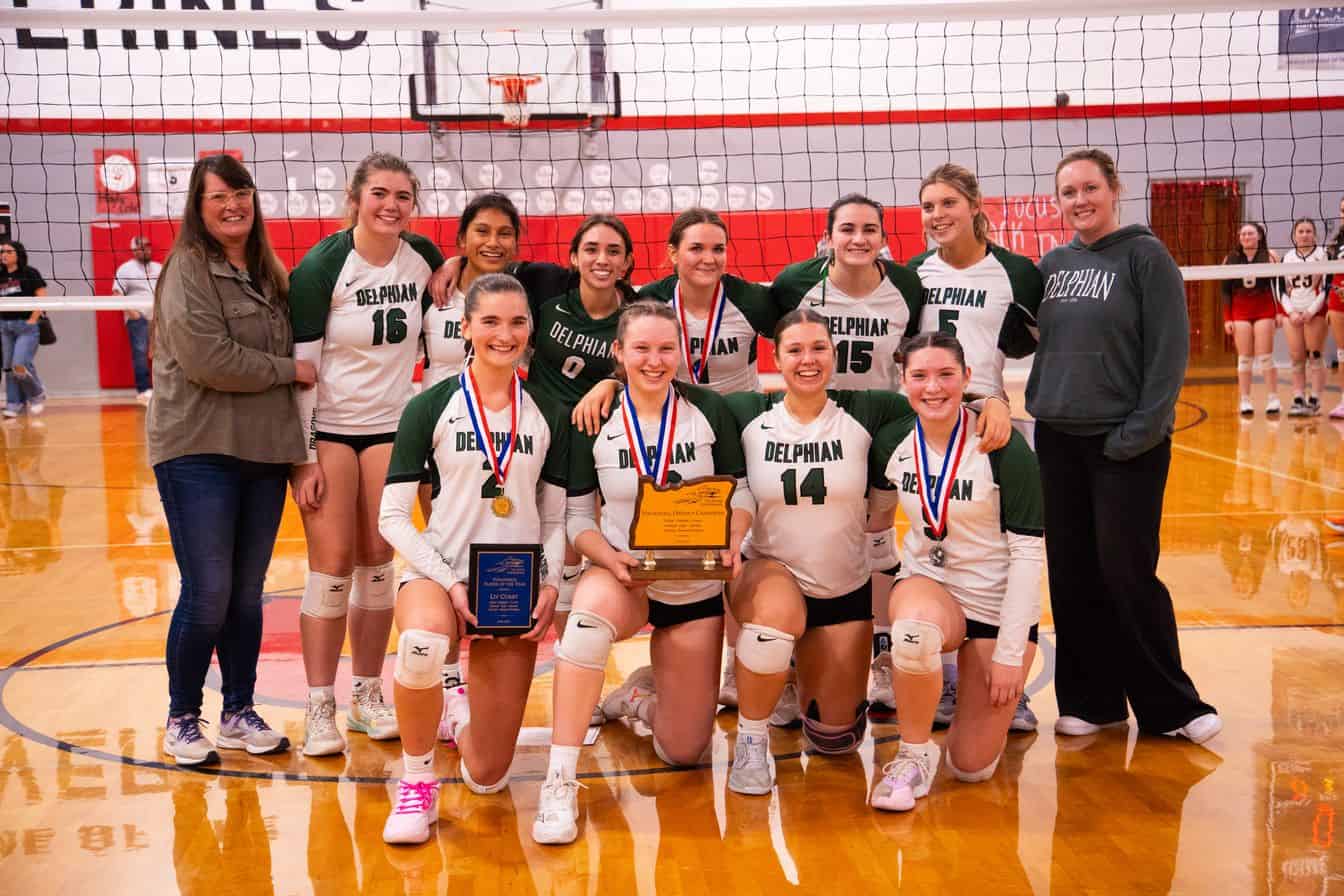 Volleyball team from World Schools, showcasing teamwork and athletic excellence.