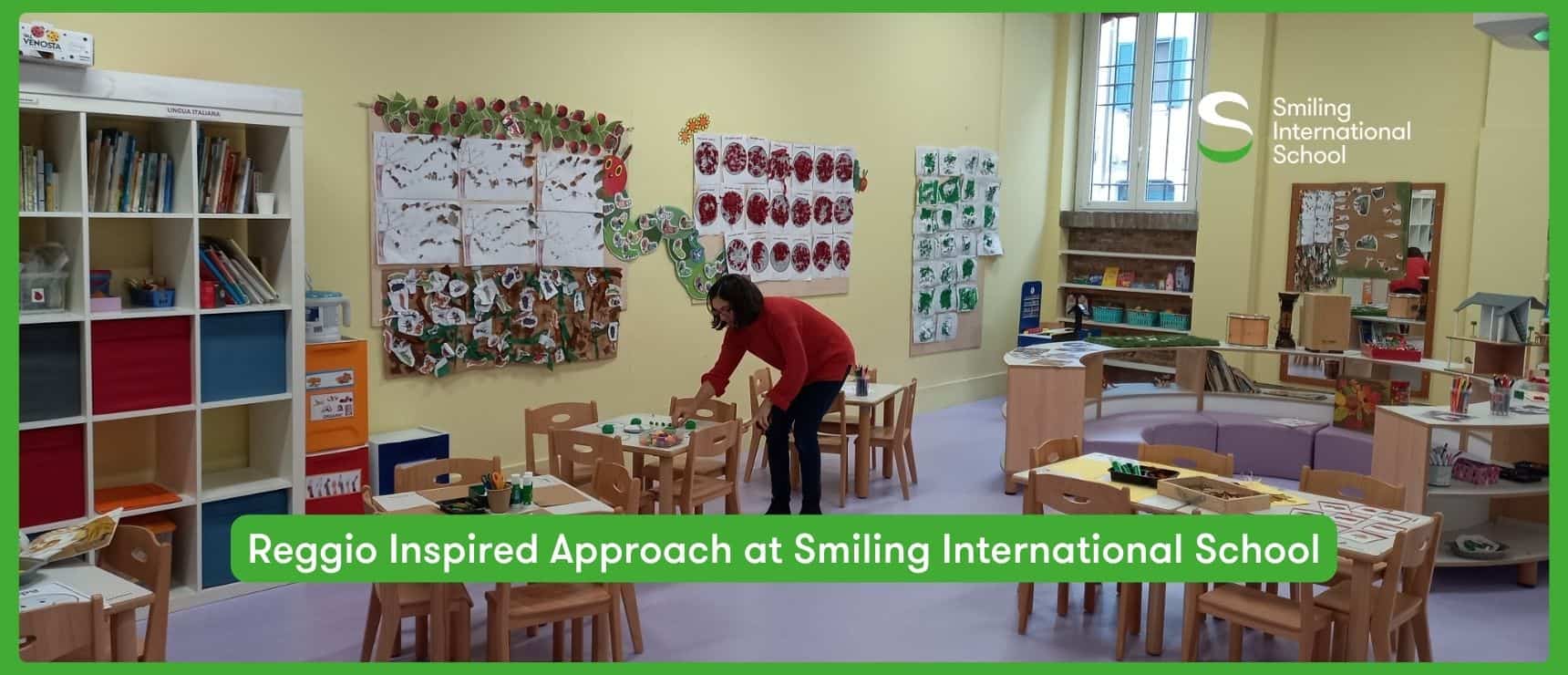 Same Roots, Same Vision: Reggio Approach at Smiling International School 5 Reggio Emilia-inspired classroom with colorful displays and child-centered learning environment.