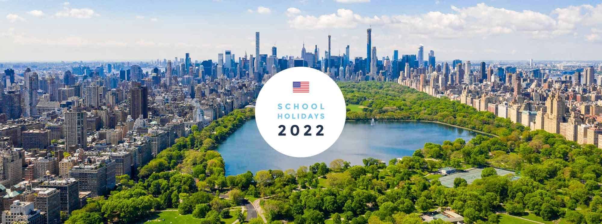 2022年在美国的学校假期| World Schools ZH